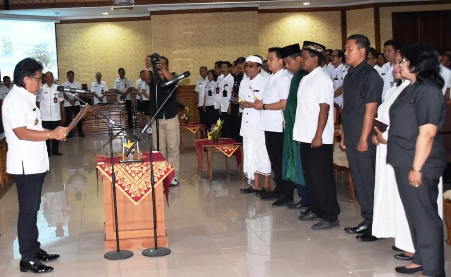podiumnews.com-Bupati Badung Lantik BPD Periode 2019-2025